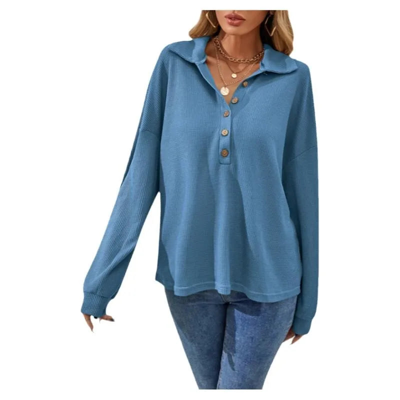 Printed Long Sleeve Blouse