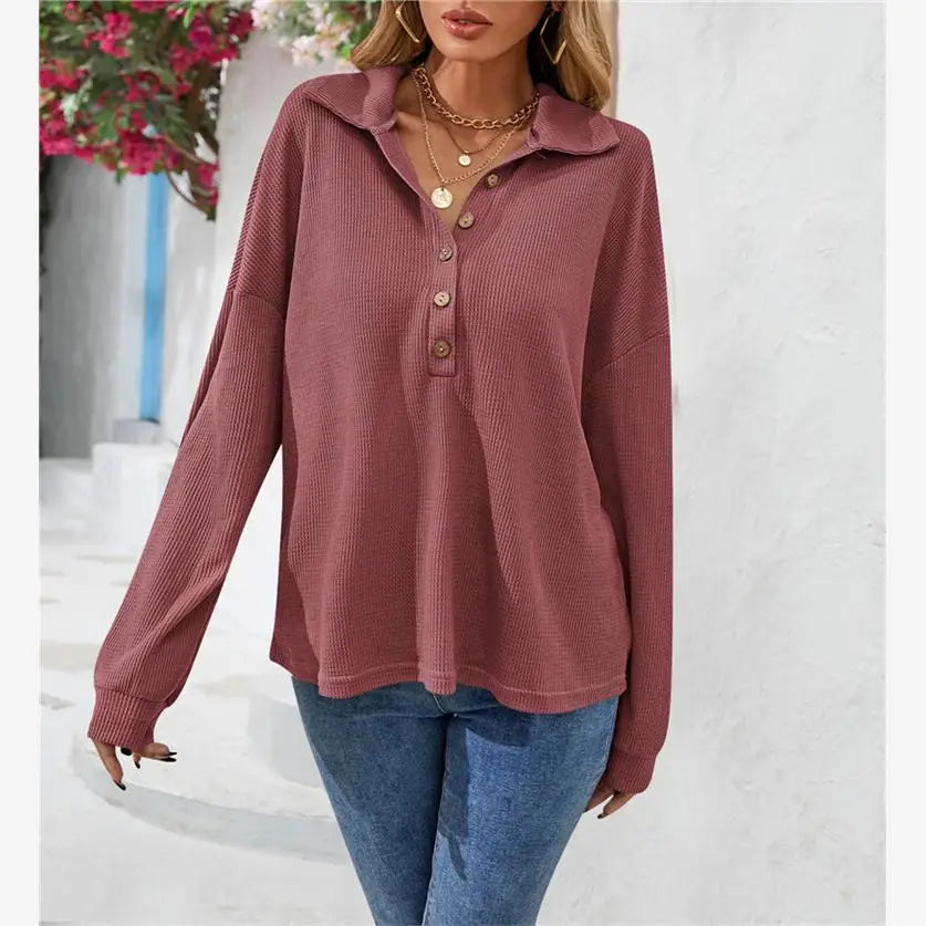 Printed Long Sleeve Blouse