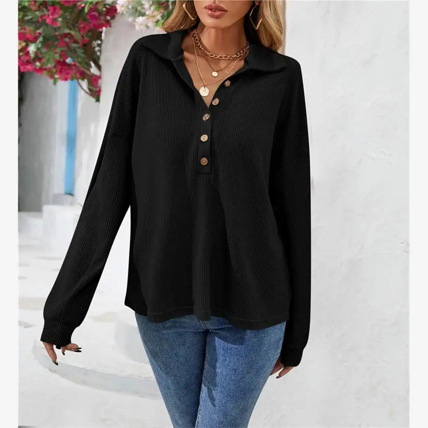 Printed Long Sleeve Blouse