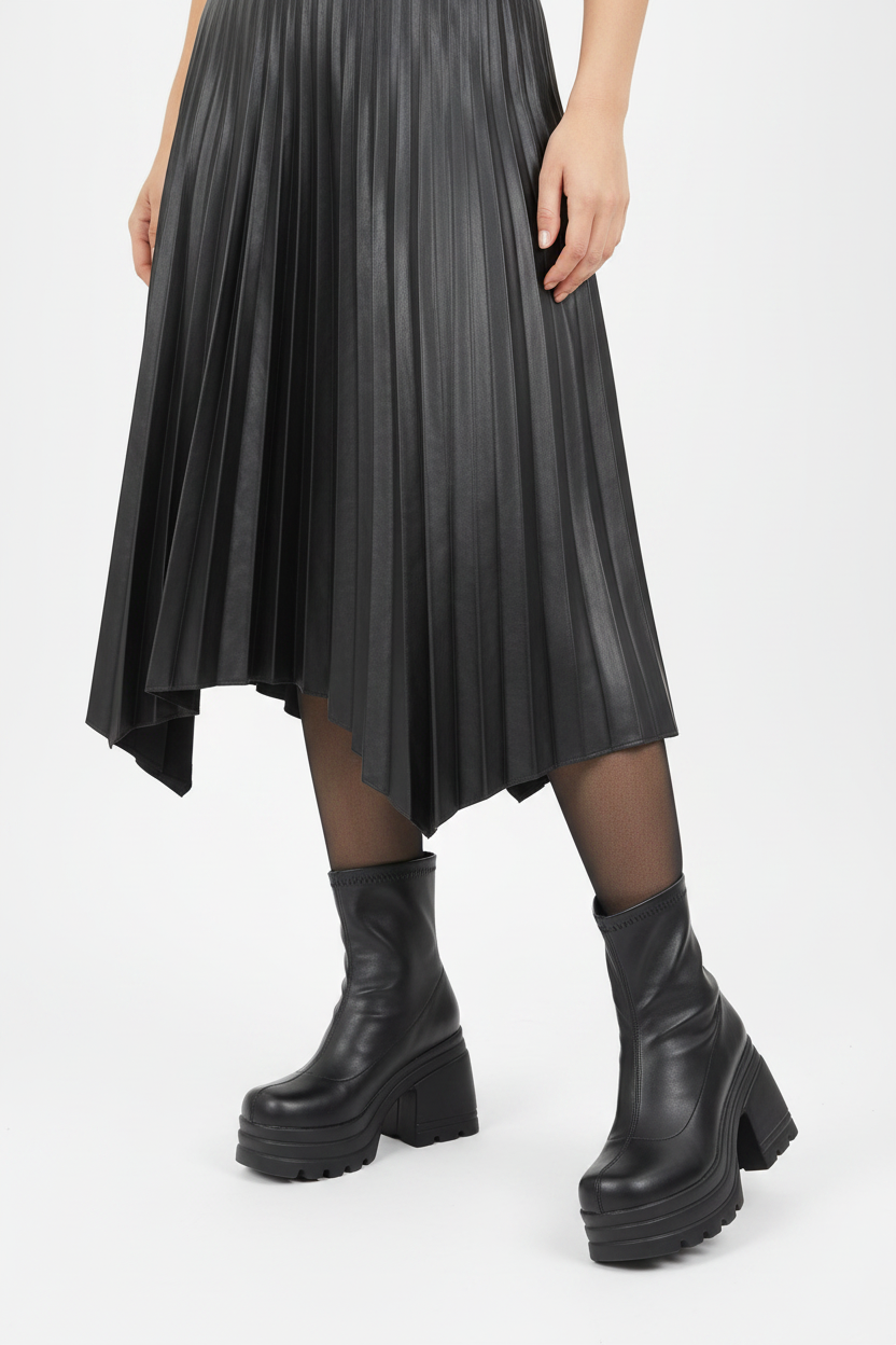 Women's Square Toe Heeled Boots